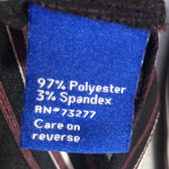 APT 9 Renascence Festival Comfy Extra Long Line Stretch Slimming Vertical Stripe - Picture 14 of 15